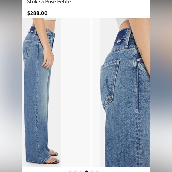 MOTHER Jeans LIL DODGER Strike A Pose - Picture 2 of 6